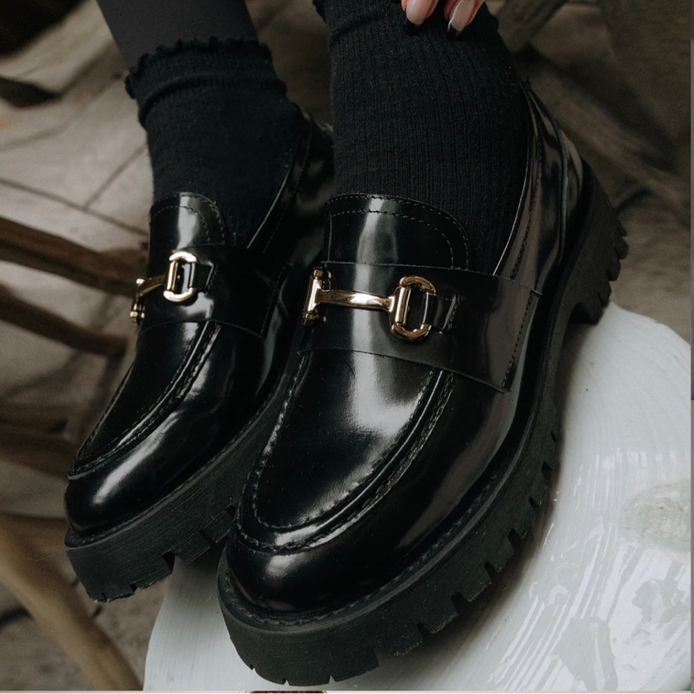 Steve Madden “LANDO BLACK LEATHER”